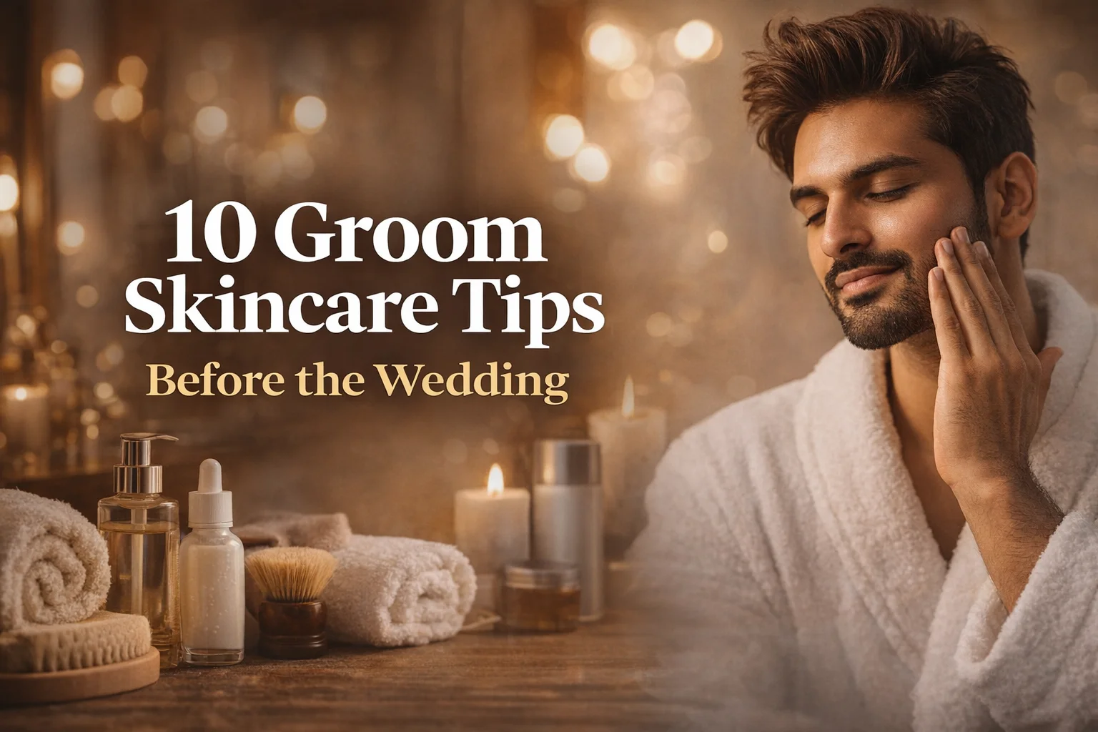10 Groom Skincare Tips Before the Wedding
