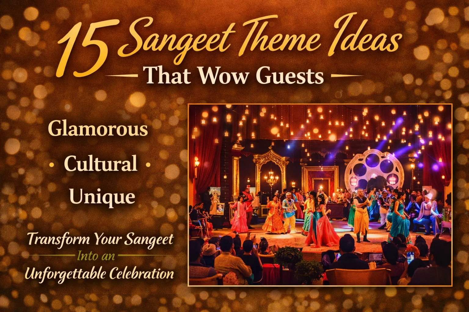 15 Sangeet Theme Ideas That Wow Guests